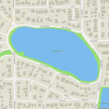 Map of Lake Adair Park