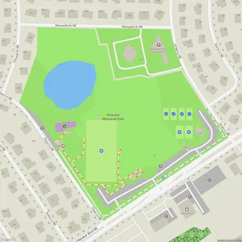 Map of Veterans Memorial Park