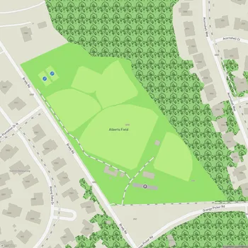 Map of Alberts Field