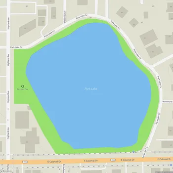 Map of Park Lake Park