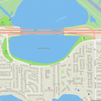 Map of Lake Underhill Park