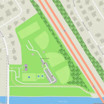 Map of Fred Lee Park