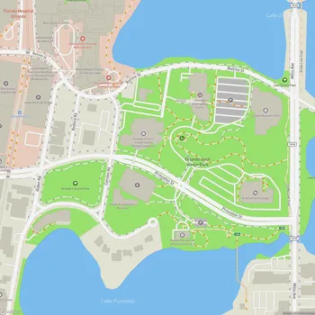 Map of Orlando Loch Haven Park