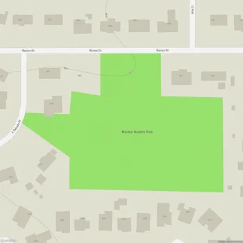 Map of Malibar Heights Park