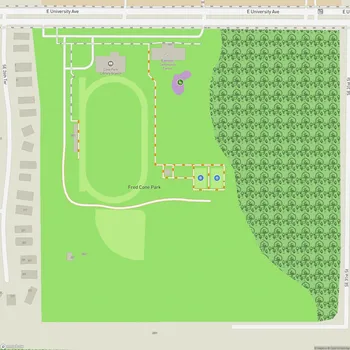 Map of Fred Cone Park