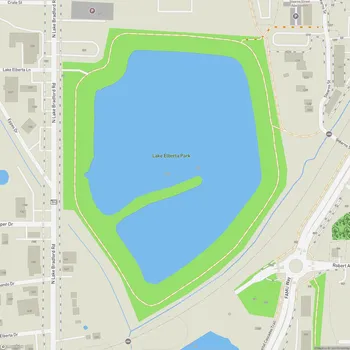Map of Lake Elberta Park