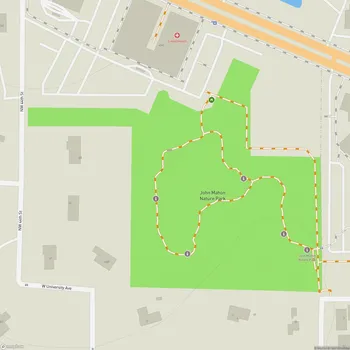 Map of John Mahon Nature Park