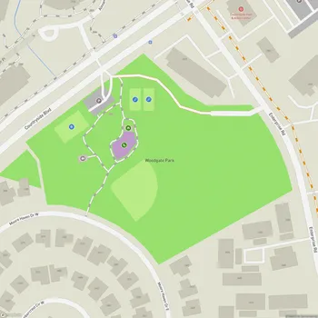 Map of Woodgate Park
