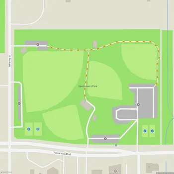 Map of Sportsman's Park
