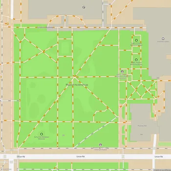 Map of Plaza of the Americas