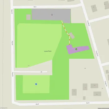 Map of Lewis Park
