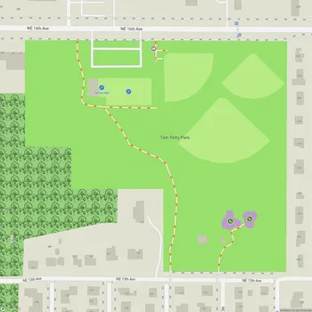 Map of Tom Petty Park
