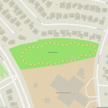 Map of Highlands Park