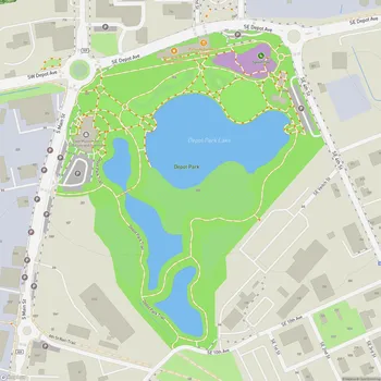Map of Depot Park