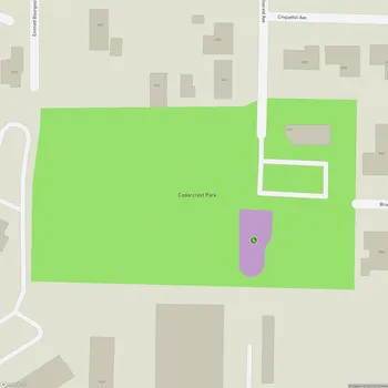Map of Cedarcrest Park