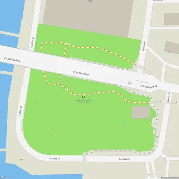 Map of Las Olas Intracoastal Promenade Park
