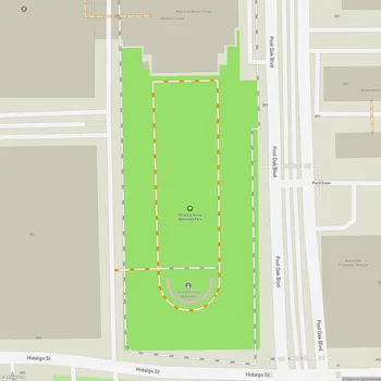 Map of Gerald D. Hines Waterwall Park