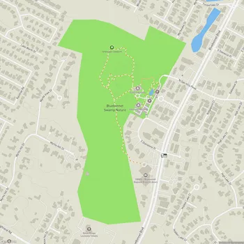 Map of Bluebonnet Swamp Nature