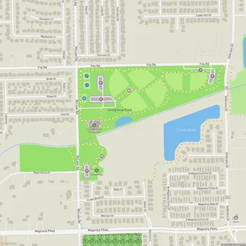 Map of Centennial Park