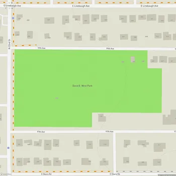 Map of David E. West Park