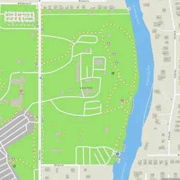 Map of Lowry Park