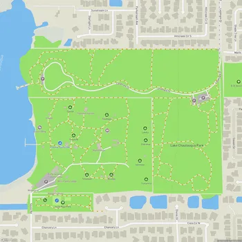 Map of Lake Chautauqua Park