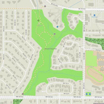 Map of Alfred A. Ring Park