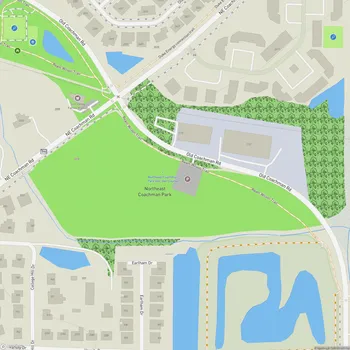 Map of Northeast Coachman Park