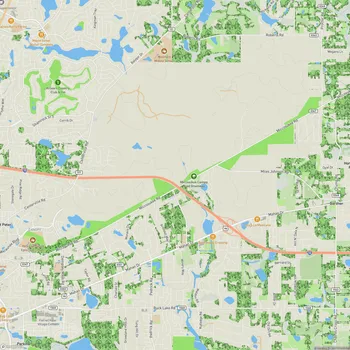 Map of Miccosukee Canopy Road Greenway