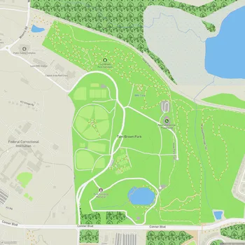 Map of Tom Brown Park