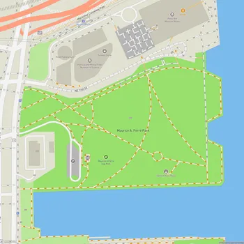 Map of Maurice A. Ferré Park