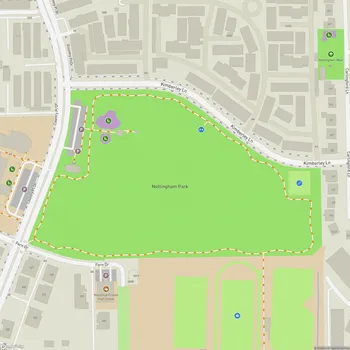 Map of Nottingham Park