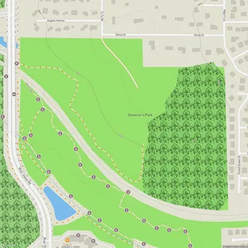 Map of Governor's Park