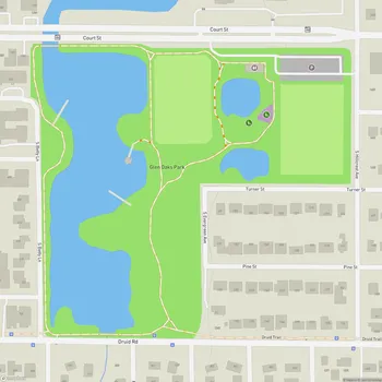 Map of Glen Oaks Park