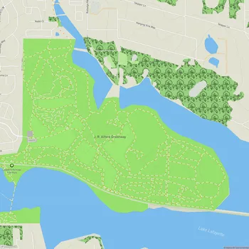 Map of J. R. Alford Greenway