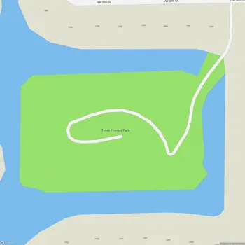 Map of Three Friends Park