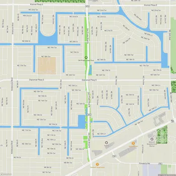 Map of Del Prado Linear Park
