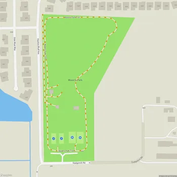Map of Waverly Park