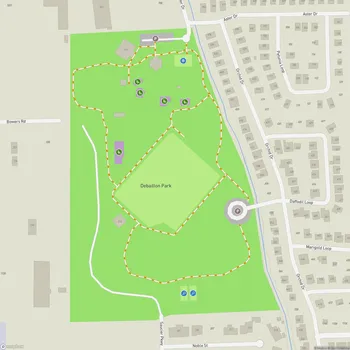 Map of Debaillon Park