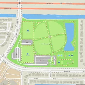 Map of North Community Park