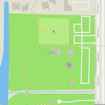 Map of Cypress Hammock Park