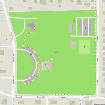 Map of Alice Keith Park