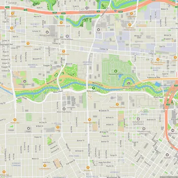 Map of Buffalo Bayou Park