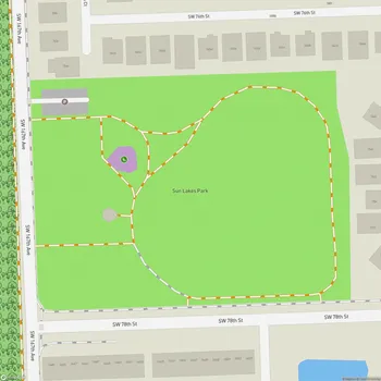 Map of Sun Lakes Park