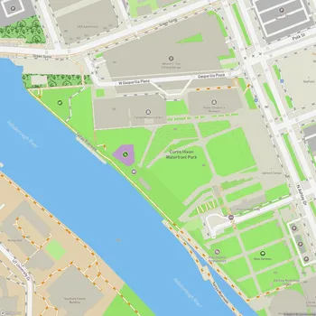 Map of Curtis Hixon Waterfront Park