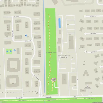 Map of Firefighters Park