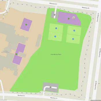 Map of Paul Britton Park