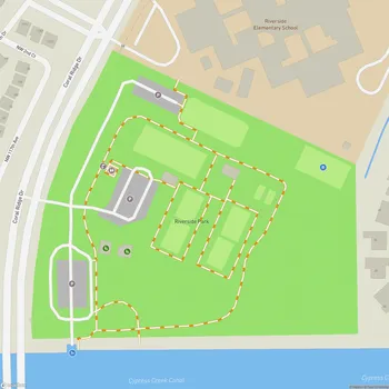 Map of Riverside Park