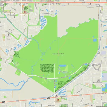 Map of George Bush Park