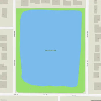 Map of Lake Lucille Park